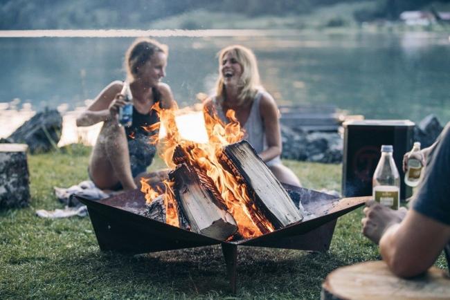 Prenosné ohnisko s grilom Höfats Triple Ø 120